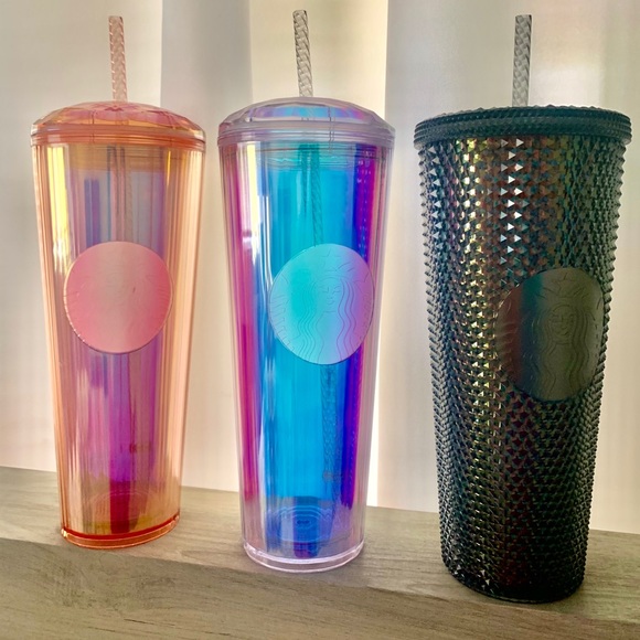 Starbucks Other - Starbucks venti iridescent tumbler bundle